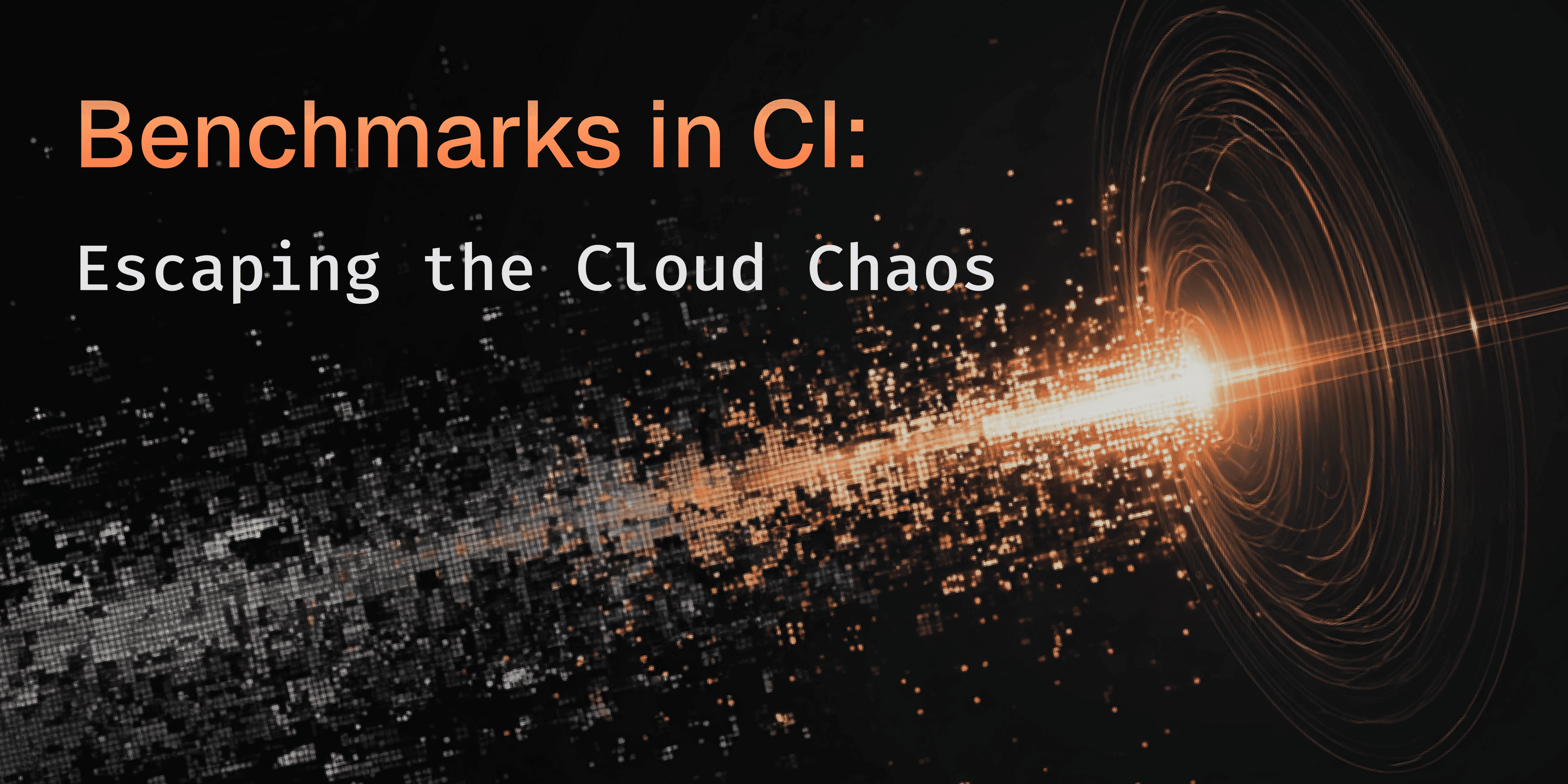 Benchmarks in CI: Escaping the Cloud Chaos